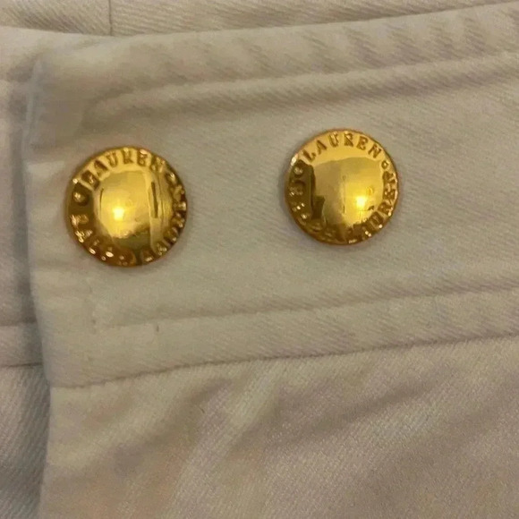 Lauren Ralph Lauren white straight leg pants 14 - Picture 3 of 6